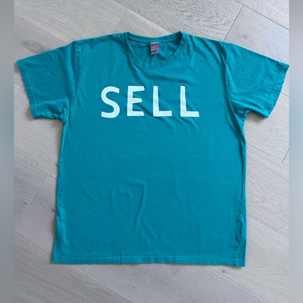 Oakland A's Athletics "SELL" Shirt Size Large